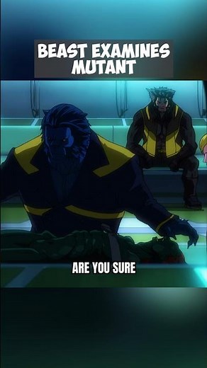 Beast Examines Mutant #xmen #beast