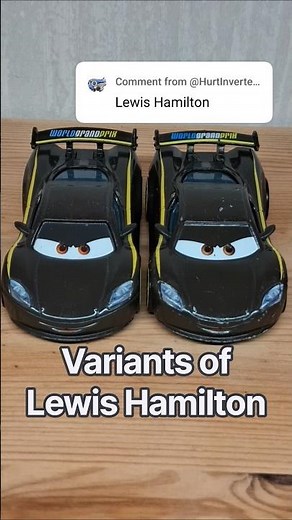 Disney Pixar Cars 2 Replacements and Variants of Lewis Hamilton #cars #disney #shorts