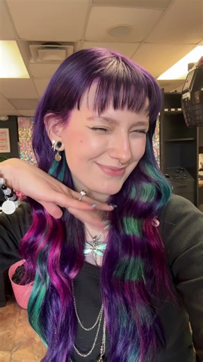 Vibrant Hair Colors and Raccoon Stripes Styles