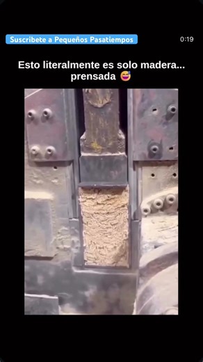 Así se hace la madera prensada #shorts #madera #curiosidades #increible