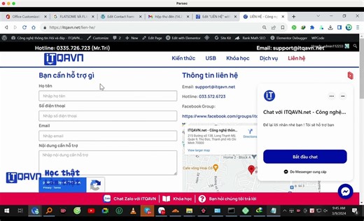 How to Create Contact Us Page in Wordpress with Elementor -  ITQAVN.NET