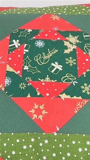 Tale Handmade on Instagram: "Tip to sew patchwork cushion cover as Christmas gift"
