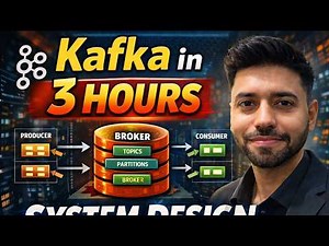 Kafka in 3 Hours | System Design | Kafka vs Message Queue | Topic, Partition, Consumer Explained