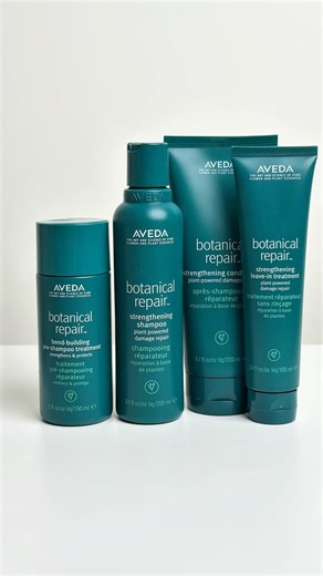 A moment for our Botanical™ Repair Collection. Build up hair bonds to improve strength while preventing signs of breakage. #BotanicalRepair | Aveda