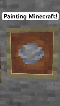 Painting the WIND CHARGE in Minecraft! #minecraft #texturepack