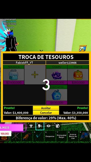 best gravity trade in Bloxfruits #roblox #bloxfruits