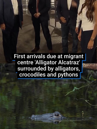 Trump Visiting 'Alligator Alcatraz' in Florida