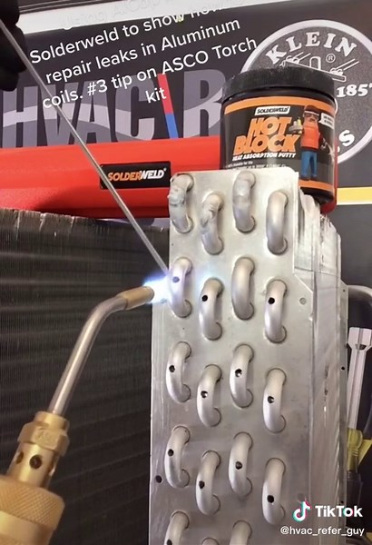 Solderweld Aluminum Coil Repair for HVAC Techs