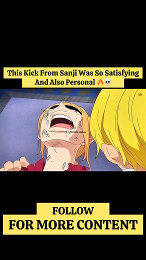 This Kick From Sanji Was So Satisfying And Also Personal 🔥💀 #aranime #onepiece #sanji #wholecake #strawhats | Ar Anime