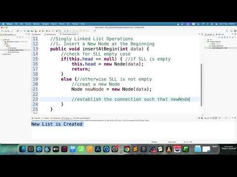sllin insertATBegin Java Implementation