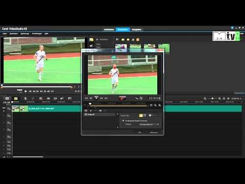 Tutorial Corel Videostudio X8 Bewegungen verfolgen "Namen einfügen"