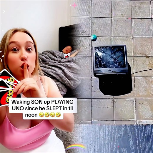 Waking SON up to play UNO PRANK gone BAD 🤣🤣🤣