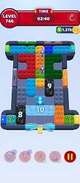 Color Block Jam Level 746 Walkthrough Solution