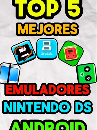 TOP 5 EMULADORES de DS en ANDROID 2024😲 MEJORES EMULADORES de DS ANDROID #DS #nintendods #emuladores #emulation #retrogaming #emulators #android #chakiel