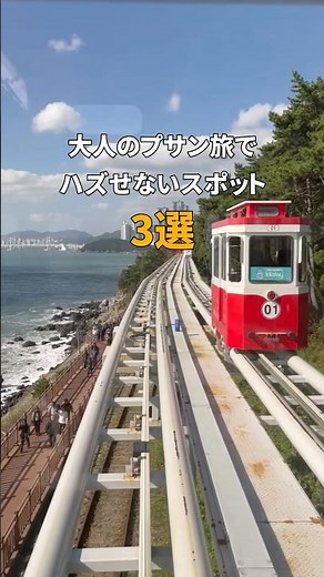 【韓国】大人のプサン旅にハズせないスポット3選！ソウルにはない魅力が満載✨#shorts #釜山 #旅行 #韓国 #korea