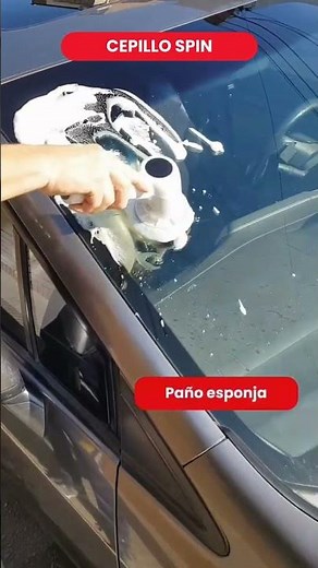 Limpieza de vehículo con Aspiramax y cepillo Spin