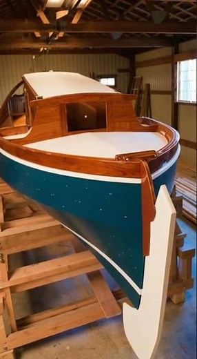 Building a Cutter Boat from Scratch: The Most Satisfying Process #cutterboat #boatbuilding