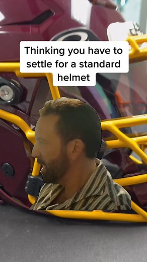 We are the best place in the industry to fully customize your field-use or collectible helmet the way you want! #CapCut #greengridiron #gg #ggtok #football #helmets #footballhelmets #gear #equipment #build #custom #upgrade