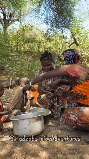 Hadzabe Tribe share everything in the tribe #hadzabetribe #hadzabe #africantribes #bushlife | Hadzabe Tribe Adventures