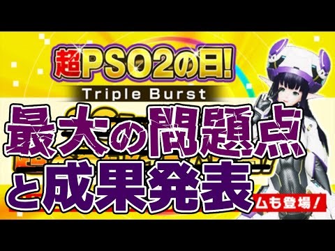 【PSO2:NGS】超PSO2の日成果発表と年に２度の超絶ボーナス期間が美味すぎて期間外でちょっとした問題発生！？