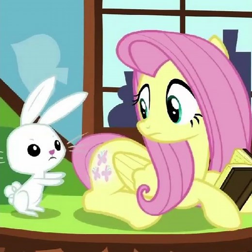 Fluttershy Farting on Angel