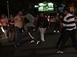 Wild street brawl outside OneFour's Auckland concert