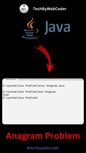 Day 1:🟢 How To Solve Anagram Problem For Java Beginnner | 25 Days of Code
