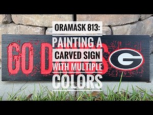 X-Carve CNC Router and Oramask 813 Stencil Vinyl: Painting a Sign with Multiple Colors