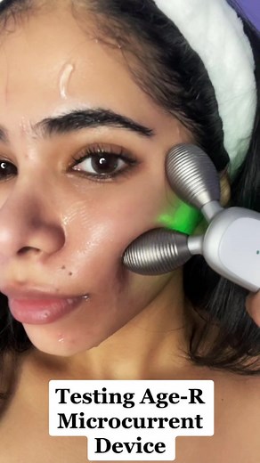 Testing the Age-R Microcurrent Device from Medicube #microcurrent #medicube #medicubeskin #microcurrentfacial #microcurrentdevice #skincare #antiagingskincare #antiaging #antiagingskincare #antiagingtips #skincare#skincaredevice #transformation #skinbeforeandafter @Medicube_official