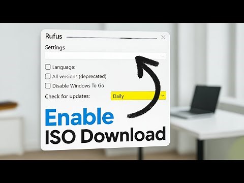 How To Fix No Download Option in Rufus | Enable ISO Download in Rufus Tool