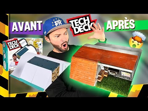 TECH DECK Aurelien's Paris 2024 ramp 🚧 EXTREME DIY 🚧