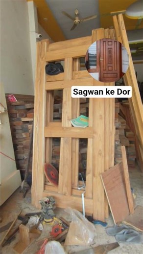 Sagwan Ke Dile Wale Darwaje Making | Solid Teak Wood Door Work”#viral #interiordesign