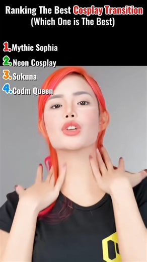 Ranking best Cosplay transition #subscribe #shorts