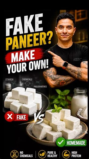 Real Paneer vs Fake Paneer #comparison #shocking
