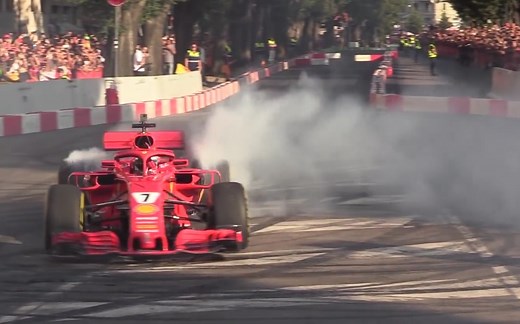 2018 F1意大利站米兰路演 - 法拉利SF71H[60FPS]