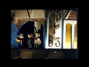 Disneyland 1966 It's a Small World outside night