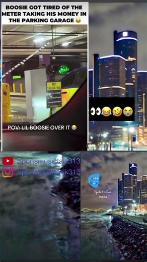🤣BOOSIE GOT TIRED OF THE METER TAKING HIS MONEY IN THE PARKING GARAGE #boosie #viral #subscribe