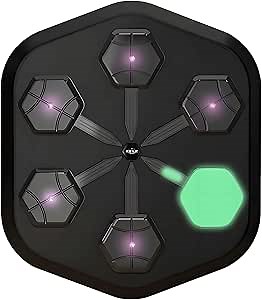 ONEPUNCH V3 LED Smart Boxing Machine, Electronic Music Workout Machine for Indoor Use, APP Support, Full LED Illuminated Buttons, Release Stress