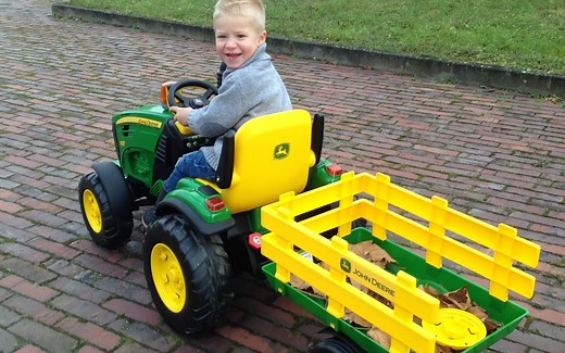 John Deere for Jack Jack, Peg Perego 12V electric Tractor for Kids