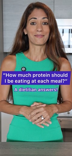 Don't know how much #protein you should be eating daily or for each meal? Here's a registered dietitian's recommendation. #nutrition #health | Health