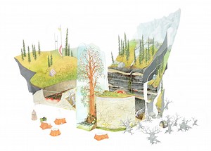 The Cutaway Landscapes of Bryce Lafferty #ArtTuesday