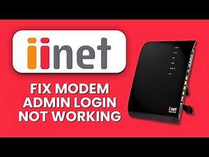 iiNet Modem Admin Login Not Working 2025 ⚙️ Fix Access 🔐 Regain Router Dashboard Quickly