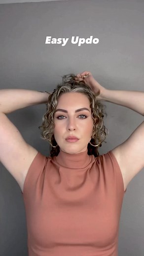 Easy Updo Check my Amazon page link in bio for the clip #hairstyles #springhair #easyhair #curlyhairstyle #exploremore #explorepage #viral #krullen #curlyhair #wavyhair #curlytutorials #easyhairstyle #easyhairstyles #curlyhairstyles #curlygirl #trendinghair #hairtutorial #hair