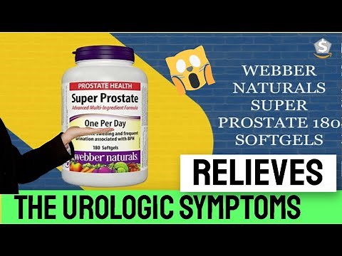Webber Naturals Super Prostate 180 softgels - 1 Per Day Formula