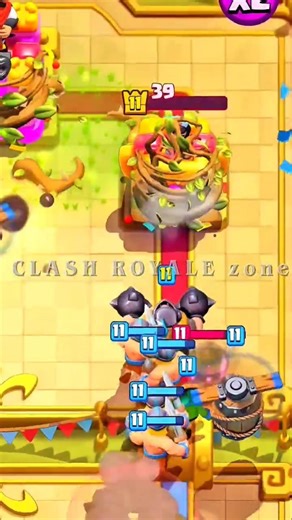 INSANE PUSH 😱 Tower Destroyed in Seconds #clashroyale #shorts