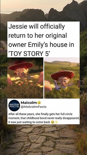 Jessie will officially return to her original owner Emily’s house in ‘TOY STORY 5’.