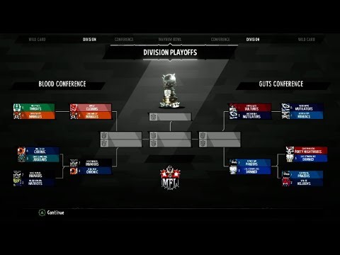 Division Playoffs: Maine Clowns Vs Sinsonasty Mangles (Mutant Football League 2)