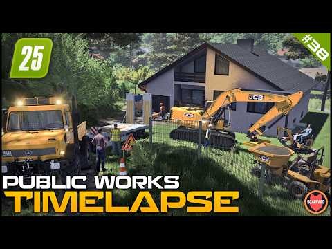 🚧 Construction Site Prep Before Building A Retention Wall ⭐ FS25 Raven Valley Roleplay Public Works