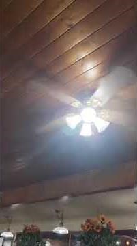Hampton Bay Carriage House ii ceiling fans And A Casablanca Victorian ceiling fan at the boot