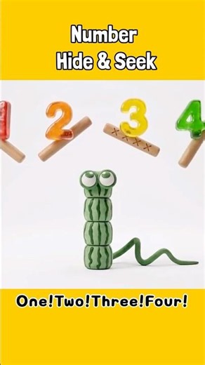 Learn numbers with Color Blocks | Hide and Seek